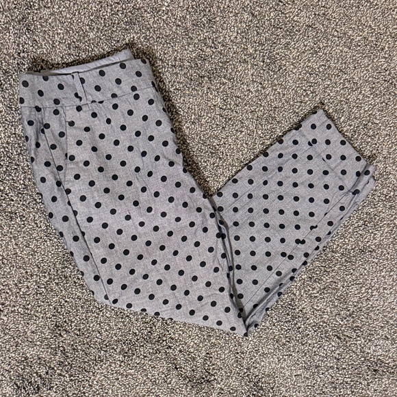Outback Red Gray and Black Polka Dot Trousers - Picture 1 of 7